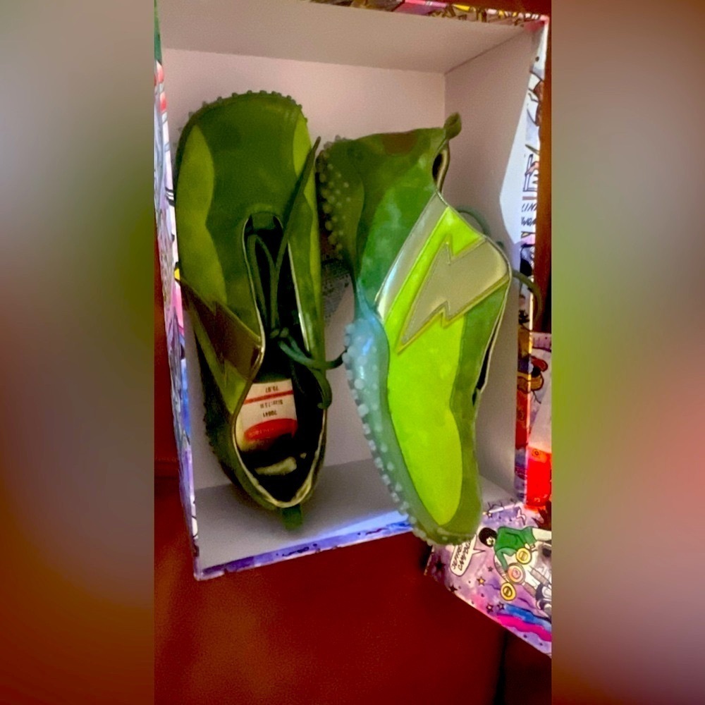Jeffrey Campbell Green Suede Sneakers - Picture 2 of 4